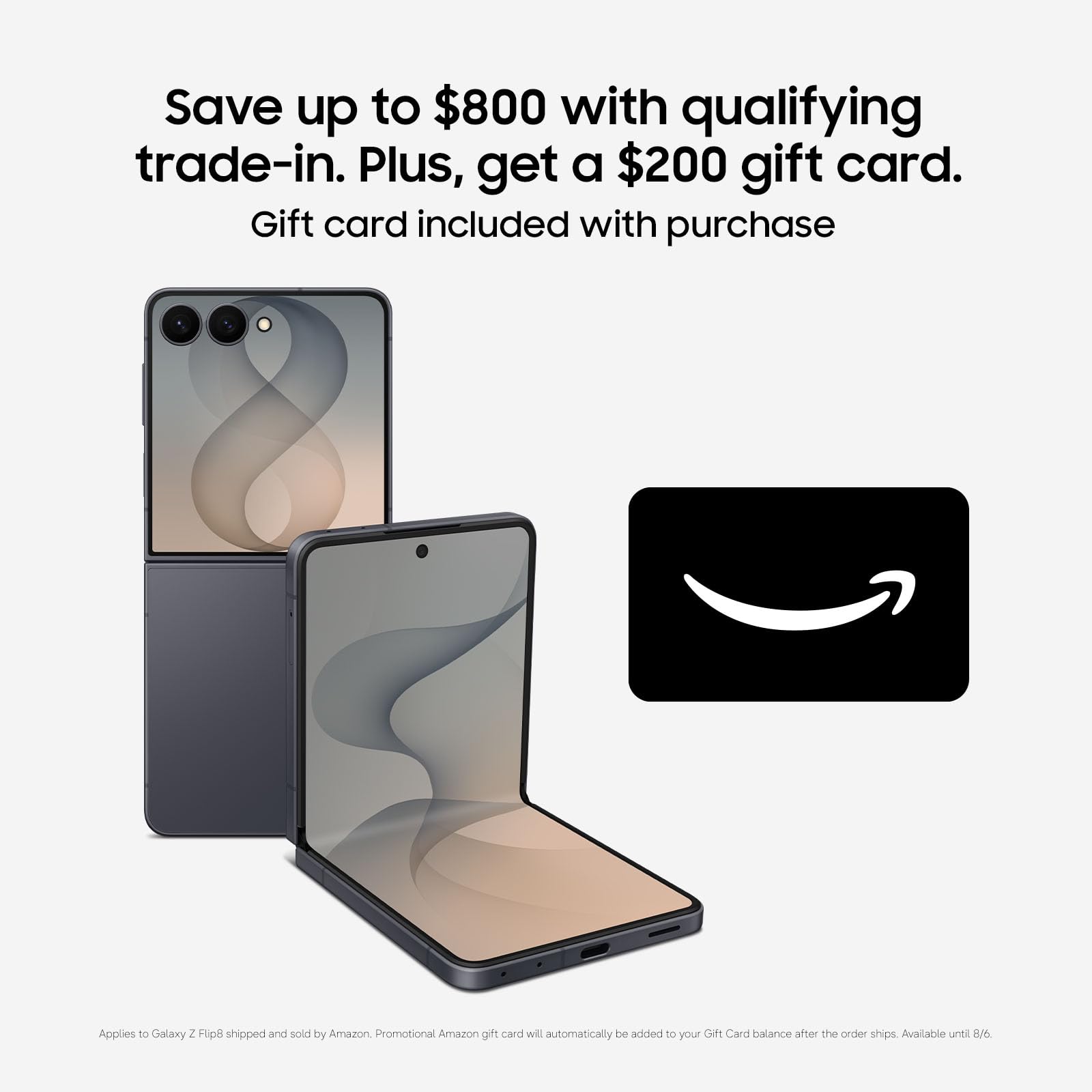 Amazon.com: Samsung Galaxy Z Flip8 Unlocked Cell Phone + $200 Gift
